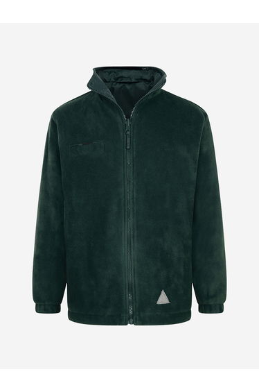 Zeco Kids School Reversible Fleece Jacket in Green
