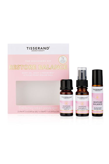 Tisserand Aromatherapy Restore Balance Discovery Kit