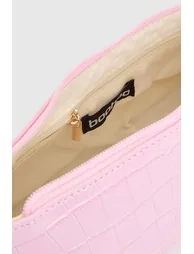 Textured Mini Shoulder Bag - baby pink - 3