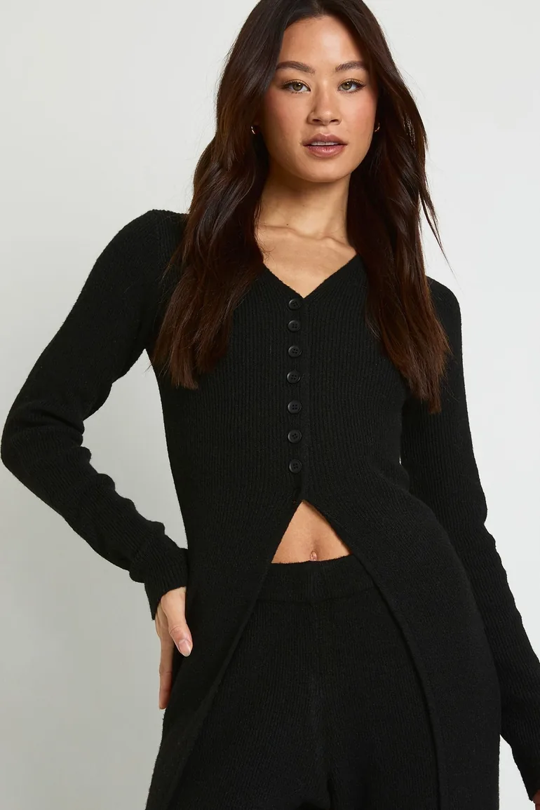 طقم بوهو باللون الأسود - 3