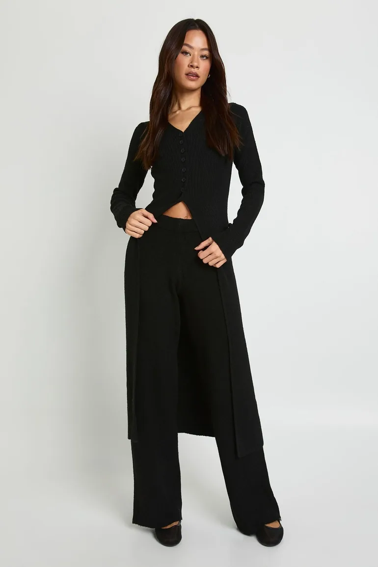 طقم بوهو باللون الأسود - 2