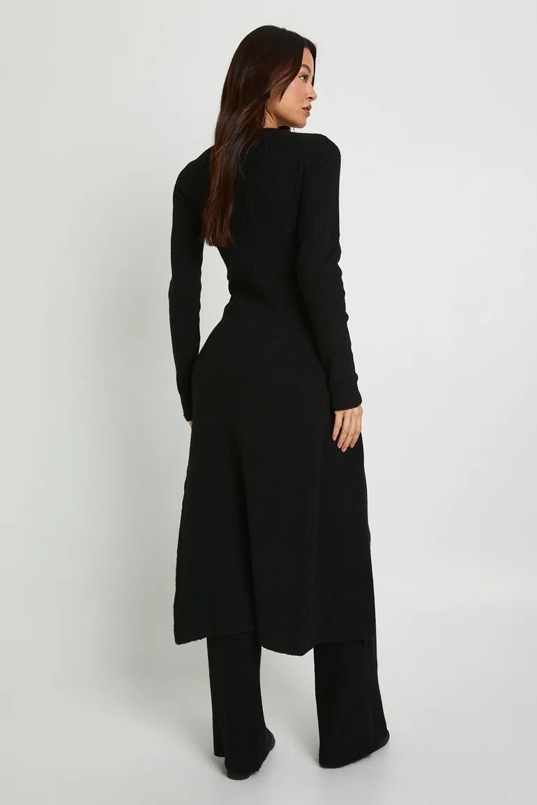 طقم بوهو باللون الأسود - 1