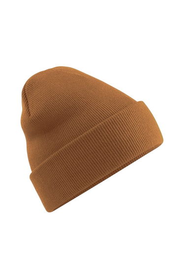 Beechfield Soft Feel Knitted Winter Hat - Caramel
