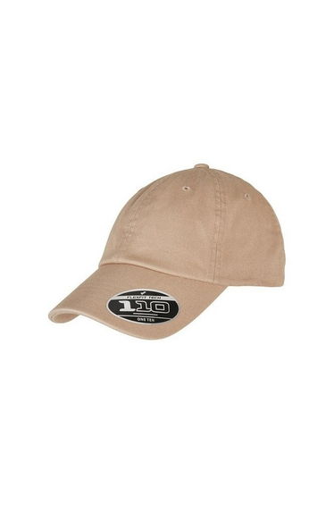 Yupoong Unisex Adult Flexfit Alpha Eco Washing Baseball Cap - Khaki