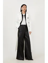 Tailored Classic Belted Trench Coat