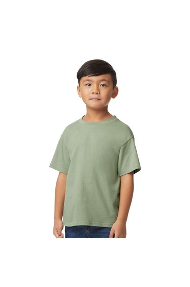 Gildan Childrens/Kids Midweight Soft Touch T-Shirt - Sage