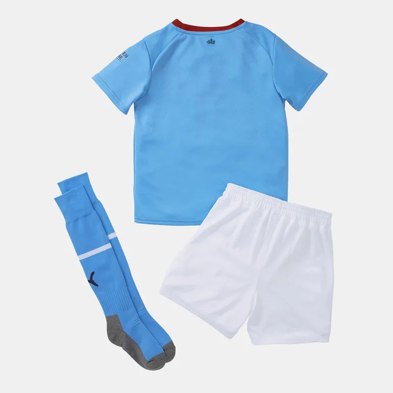 Boy's Puma Junior Manchester City Fc Home Mini Kit in Blue - 1