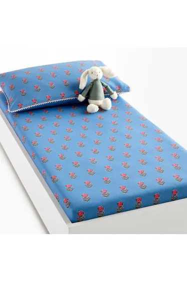 Alanis Floral 50% Recycled Cotton Baby Fitted Sheet