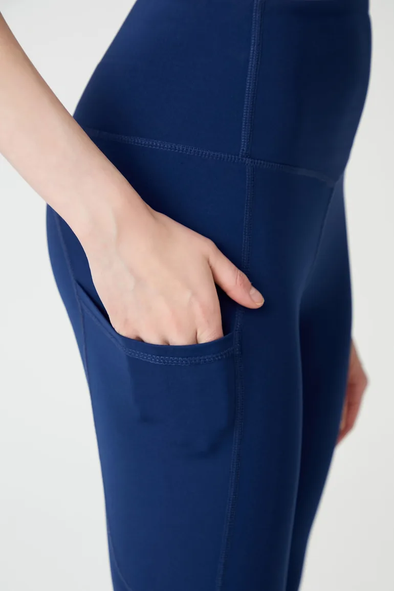 Leggings - Dark blue - High Waist - 4