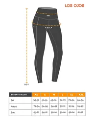 Leggings - Dark blue - High Waist - 6
