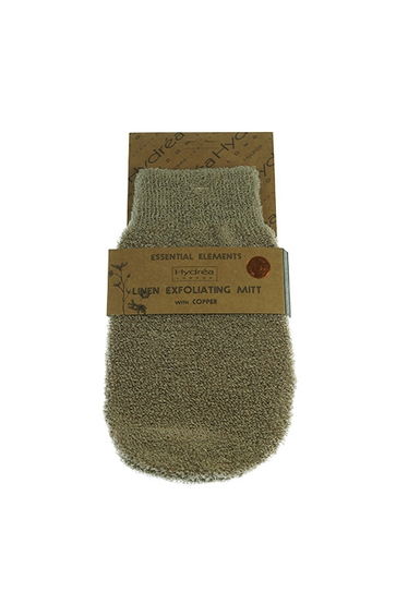 Hydréa London Copper Linen Exfoliating Mitt