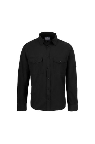 Craghoppers Expert Mens Kiwi Long-Sleeved Shirt - Black