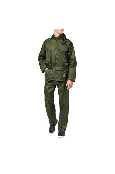 Result Mens Heavyweight Waterproof Rain Suit (Jacket & Trouser Suit) - Olive