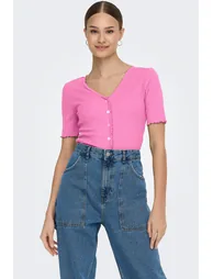 ONLLAILA S/S BUTTON TOP JRS