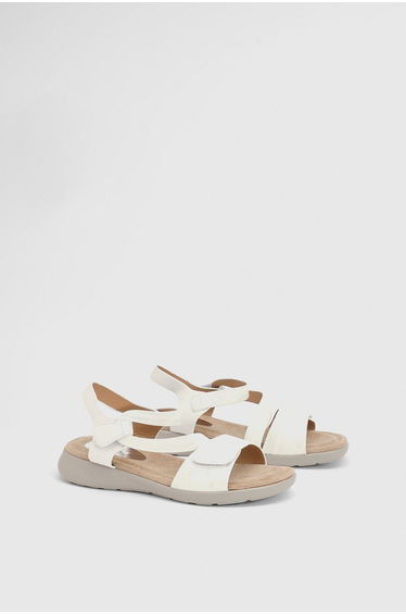 Good For The Sole: Whitney Textile Comfort Flat Sandals