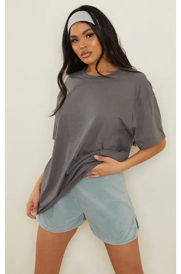 Organic Charcoal Oversized T-Shirt