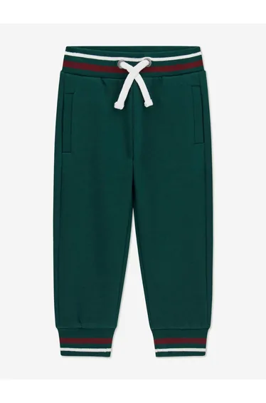 Guess Boys Logo Joggers in Green
