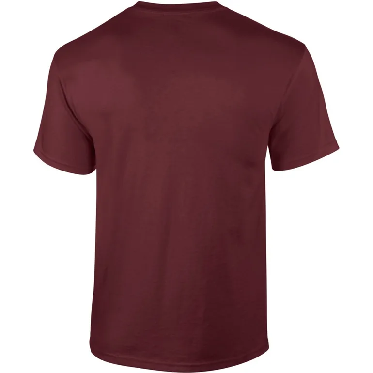 Gildan Mens Ultra Cotton Short Sleeve T-Shirt - Maroon - 1