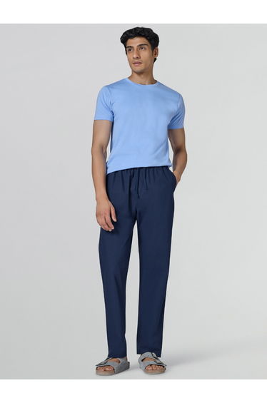 Men Solid Relaxed Fit 100% Cotton Pyjama