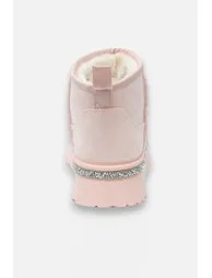 Lemonade Crystal Trim Platform Ultra Mini Snugg Boots Baby Pink - 2