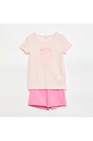 Short pajama set - 2 pieces PINK