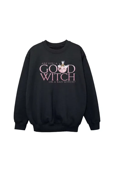 The Wizard Of Oz Girls Wicked Good Witch Sweatshirt - Black