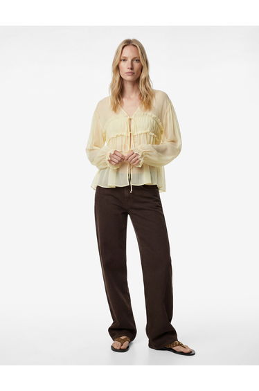 Sheer Chiffon Blouse