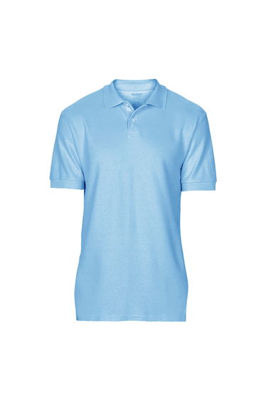 Gildan Softstyle Mens Short Sleeve Double Pique Polo Shirt - Light Blue