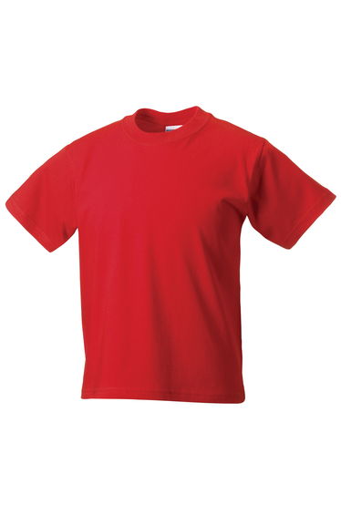 Jerzees Schoolgear Childrens Classic Plain T-Shirt - Bright Red