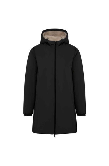 Native Spirit Adult Sherpa Lined Waterproof Jacket - Black
