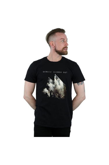 Genesis Unisex Adult Seconds Out T-Shirt - Black/White