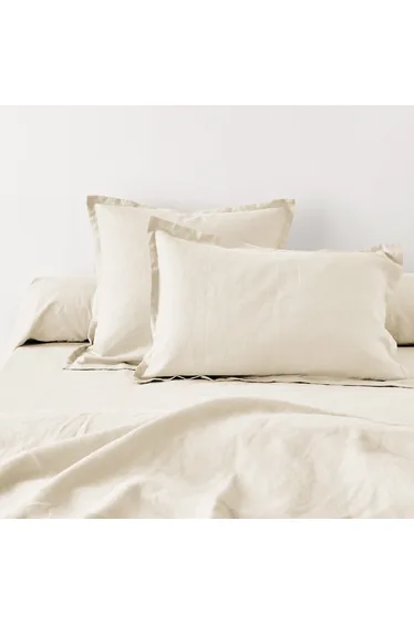 غطاء وسادة داعمة /وسادة كتان سادة