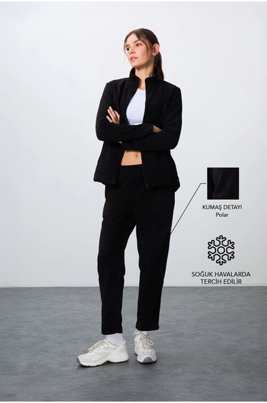 TOMMY Women's Long-Sleeve Zipper Tracksuit Set