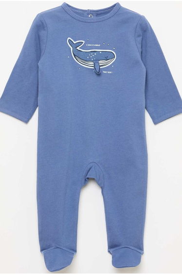 Footed Sleepsuit BLUE