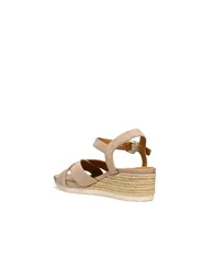 Ischia Corda Wedge Sandals, Leather - 5
