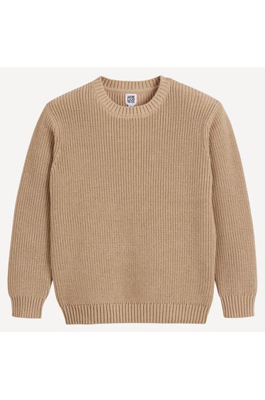 Chunky Knit Jumper/Sweater with Crew Neck