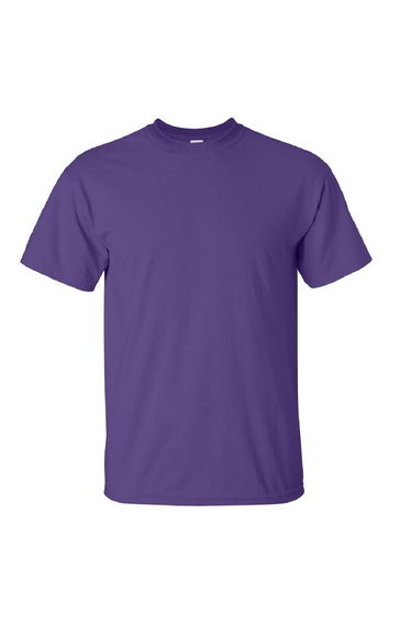 Gildan Mens Ultra Cotton Short Sleeve T-Shirt - Purple