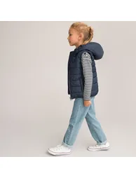 Star Print Hooded Bodywarmer - 2