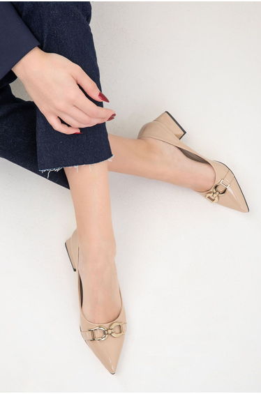 Skin Patent Leather Women's Classic Heeled Shoes