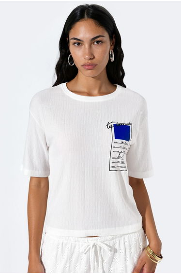BDART Printed Crew Neck Short Sleeve T-Shirt
