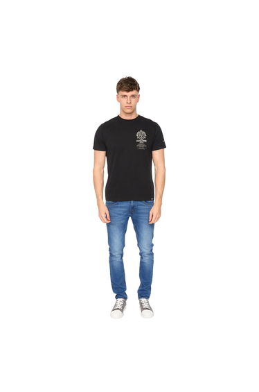 Duck and Cover Mens Stoneham Brushed Cotton T-Shirt - Black