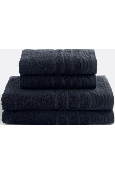 Zavara Towels in Towelling 600g in Set of 4
