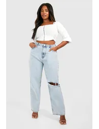 Plus Lace Insert Hook And Eye Corset Top - white