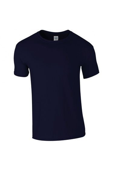 Gildan Mens Soft Style Ringspun T Shirt - Navy