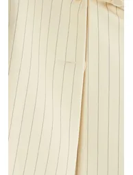 Butter Pinstripe Tailored Blazer - 3