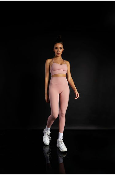 Glamorous Move Dusty Rose Sports Bra
