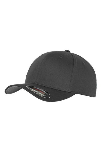 Flexfit Unisex Childrens/Kids Wooly Combed Baseball Cap - Dark Grey