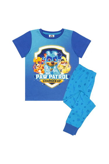 Paw Patrol Boys Mighty Pups Pyjama Set - Blue