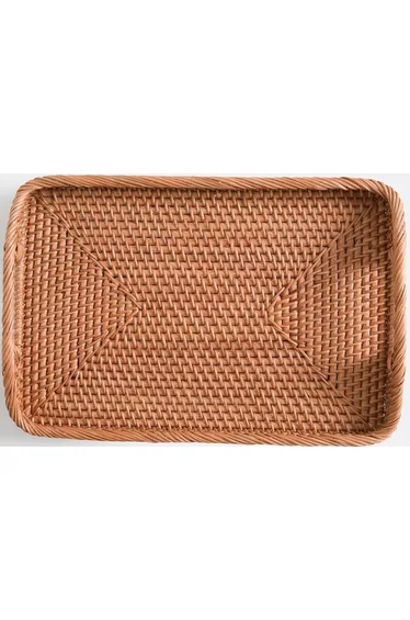 صينية راتان مستطيل