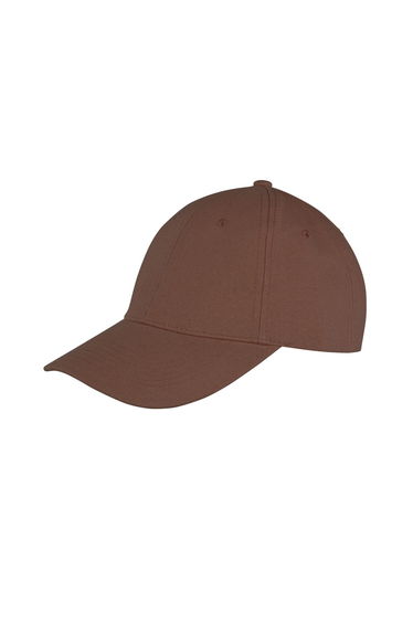 Result Unisex Core Memphis 6 Panel Baseball Cap - Chocolate